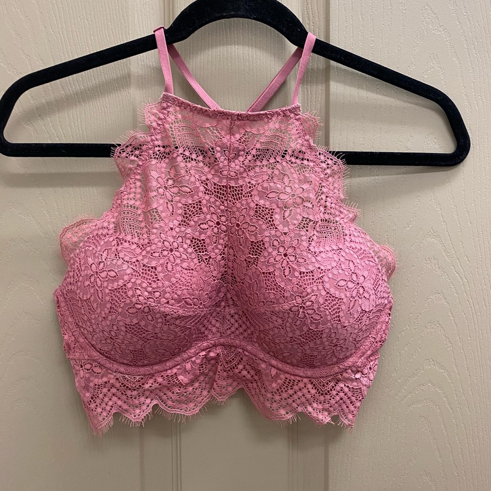 Victoria Secret PINK Push-up bralette, Mauve Rose, Small, NWOT